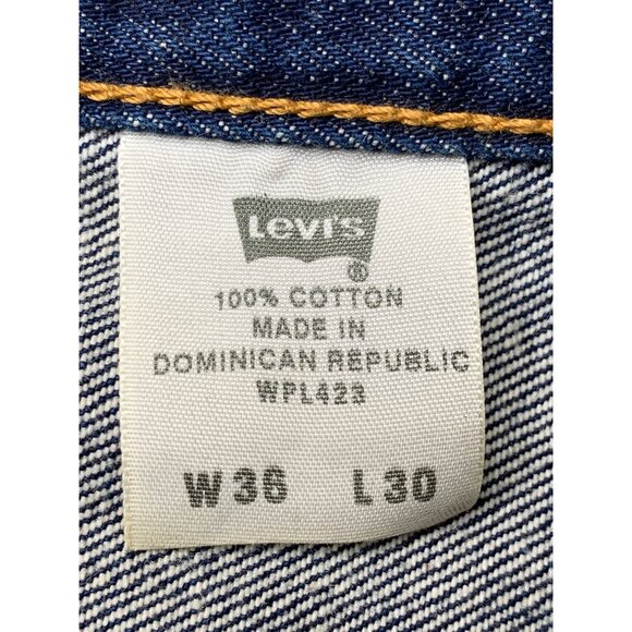 Levis Mens 501 Original Fit Button-Fly Jeans 36 x 27 100% Cotton Denim 10024 - Picture 5 of 7